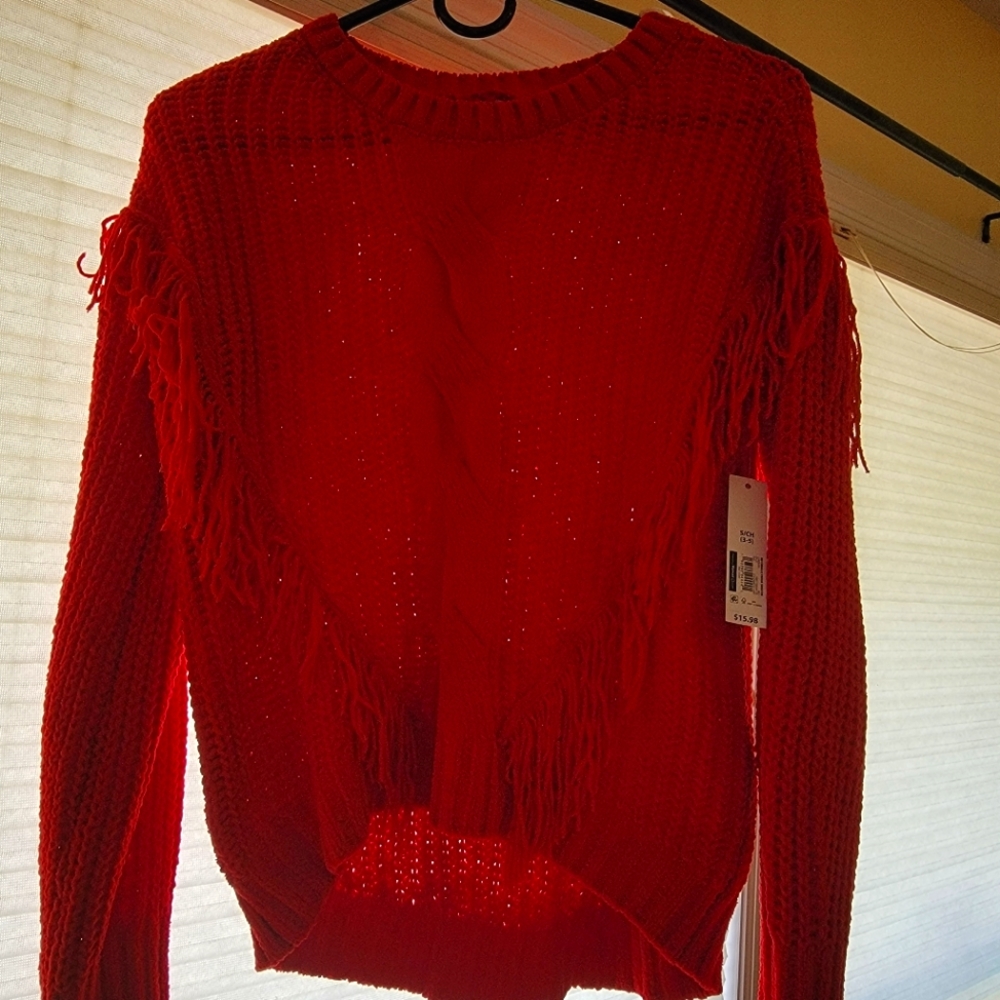 Red sweater